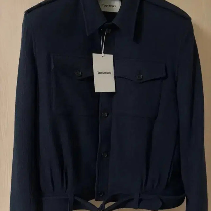 [BUNJANG] Tony Wack 25FW Wool Boucle Officer Jacket Navy XL / [25FW] 토니웩 울 부클 오피서 자켓 네이비 XL