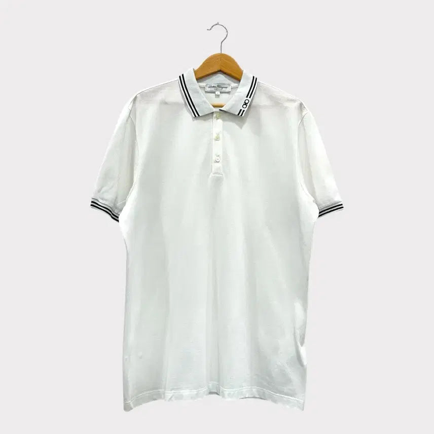[SOLD OUT] [XL] 살바토레 페라가모 피케 반팔 카라티 새상품급