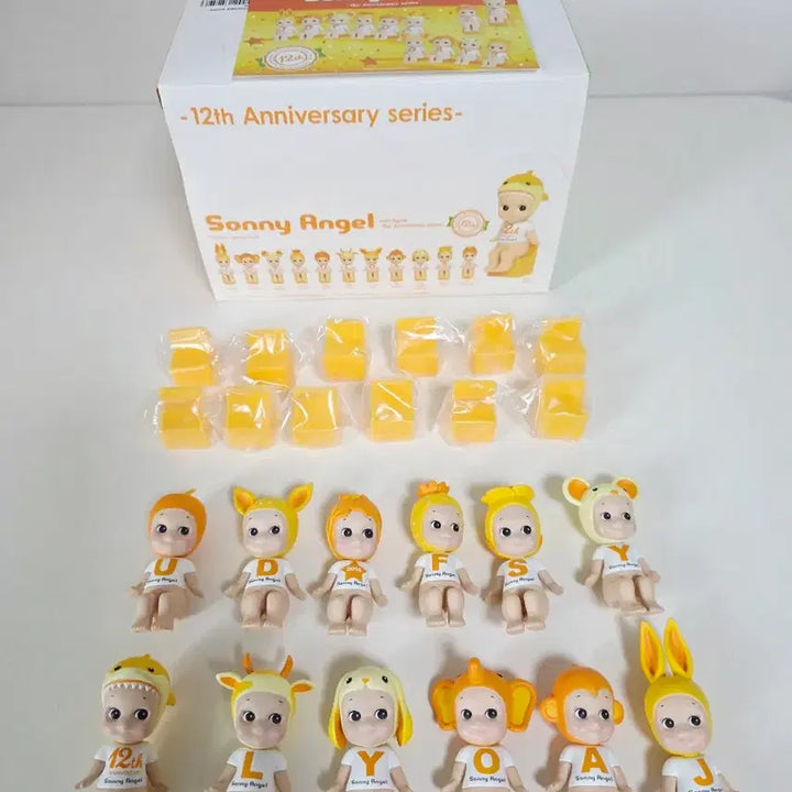 [BUNJANG] Sonny Angel 12th Anniversary 12 Types Full Set with Small &amp; Large Boxes / 상태굿<소박스+대박스 포함>소니엔젤 12주년 12종