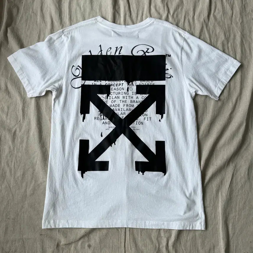 [BUNJANG] Off-White Dripping Arrows S/S Tee XXL / 오프화이트 드리핑 에로우 반팔 XXL