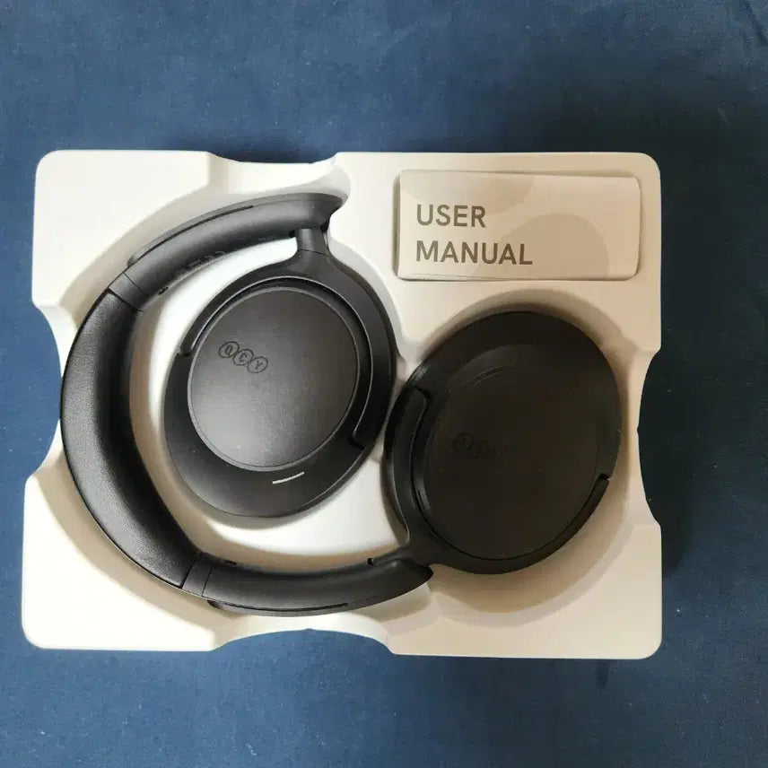 [BUNJANG] QCY H3S Wireless Bluetooth Noise Cancelling Headphones with Case / QCY H3S 무선 블루투스 노이즈 캔슬링 헤드폰 및 케이스