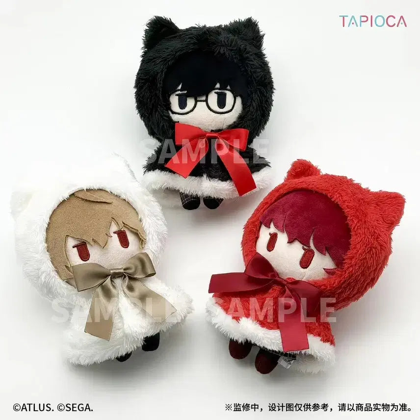[BUNJANG] Persona 5 Protagonist Ren Amamiya Cat Hoodie Plush / 페르소나5 주인공 페고 아마미야 렌 고양이 후드 누이구루미