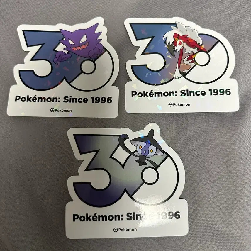 [BUNJANG] Pokemon 30th Anniversary Stickers / 포켓몬 30주년 기념 스티커 교환 또는 판매