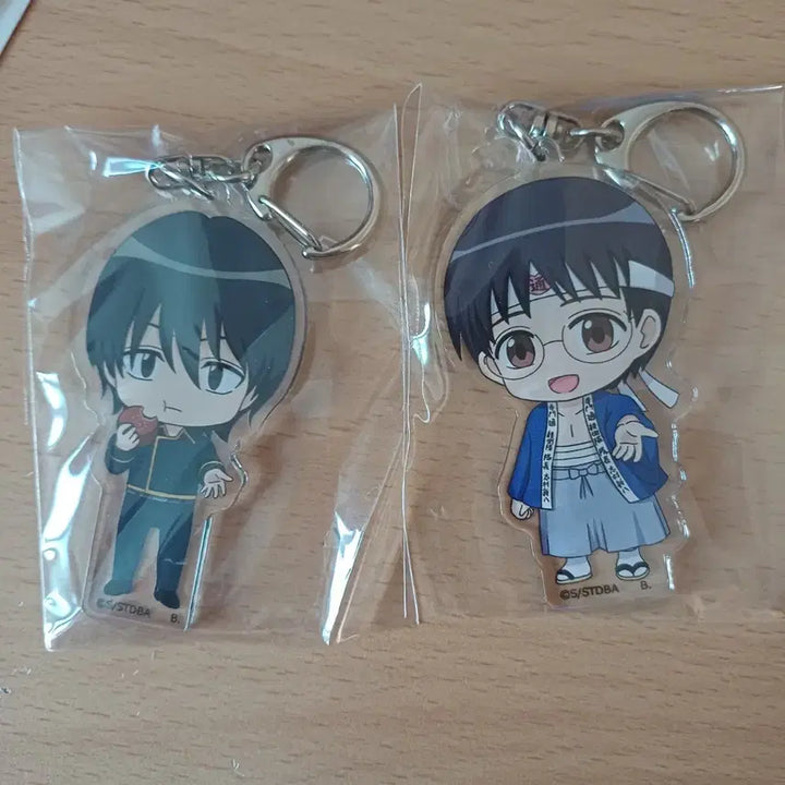 [BUNJANG] Gintama Shimura Shinpachi Yamazaki Acrylic Keychain Bundle Set / 은혼 신파치 야마자키 아크릴 키링 일괄