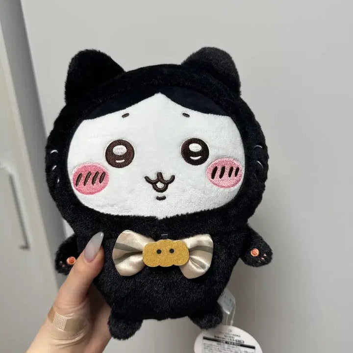 [BUNJANG] Hachiware Halloween Kuroneko Medium Plush / 미사용) 하치와레 할로윈 쿠로네코 중형 인형