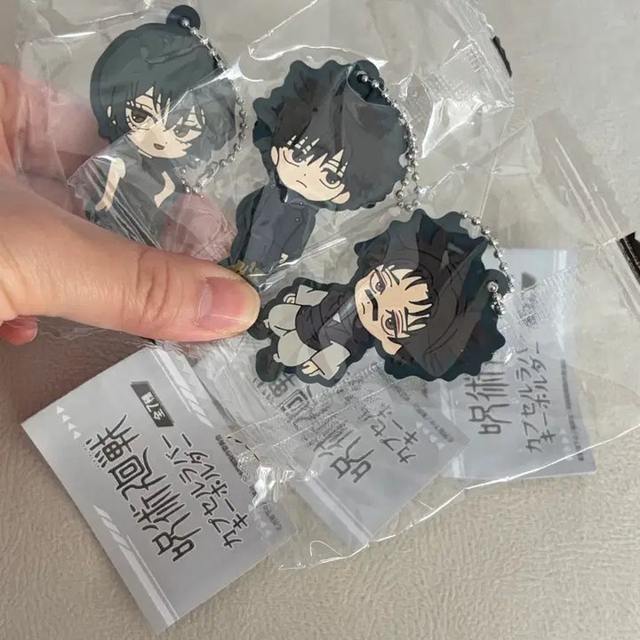 [BUNJANG] Jujutsu Kaisen Cursed Play Rubber Strap Bundle Set - Megumi, Choso, Toji / 3개일괄 주술회전 사멸회유 러버스트랩 메구미 쵸소우 젠인마이 일괄