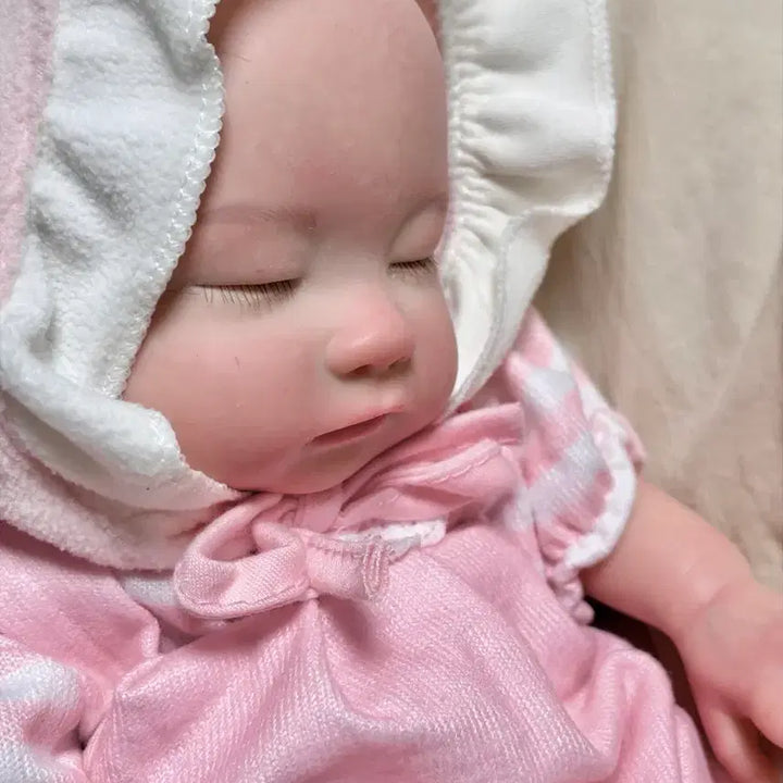 [BUNJANG] Full Silicone Reborn Doll (Drink &amp; Wet Function) - 13 inch / 풀실리콘 리본돌(Drink&amp;Wet 가능)
