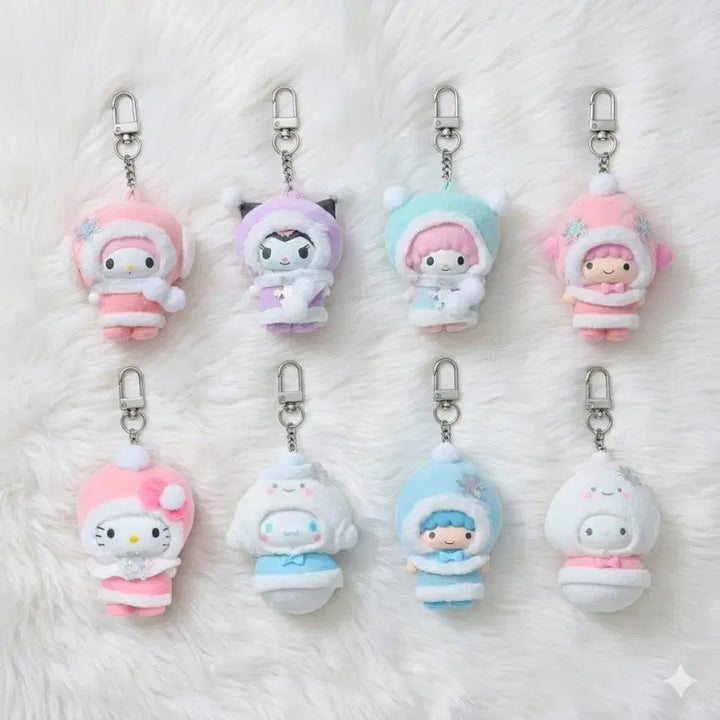 [BUNJANG] Sanrio Chibitomo Series 2 Snow Spirit Unsealed Full Set / 산리오 치비토모 2탄 눈의정령 미개봉 풀세트(급처분/미개봉)