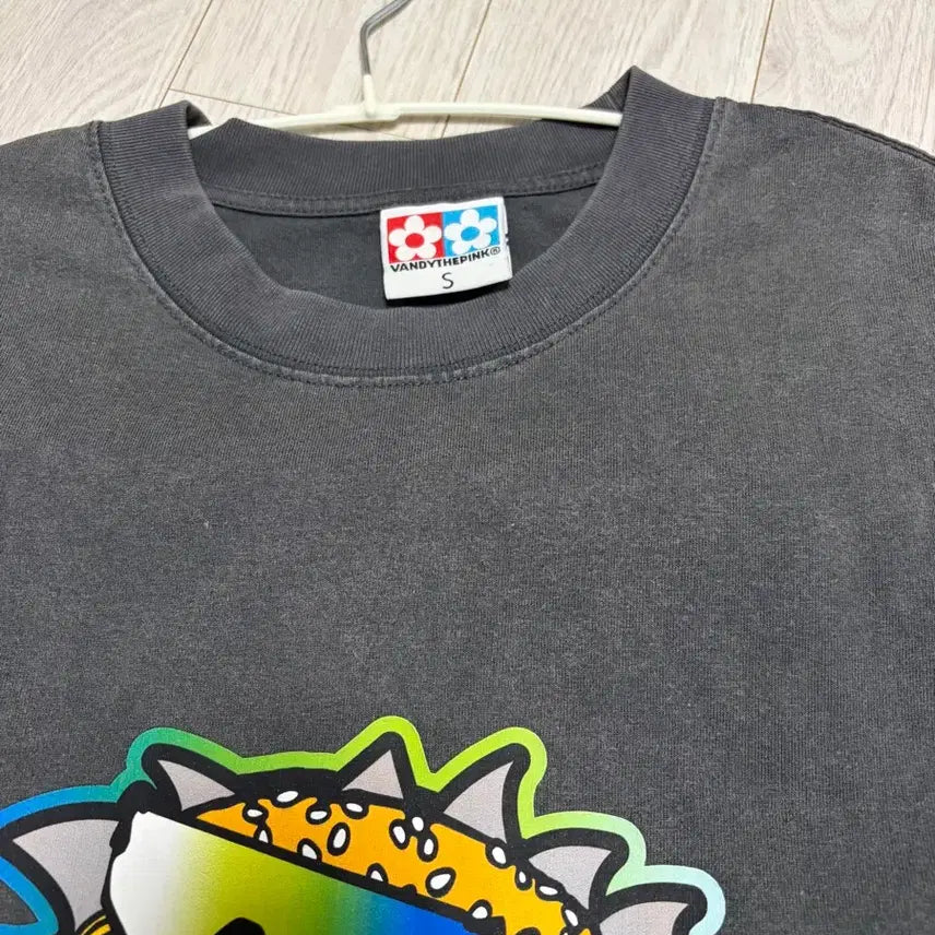 [BUNJANG] Vandythepink Hamburger Short Sleeve T-Shirt Charcoal Gray / Vandythepink 햄버거 반팔 티셔츠