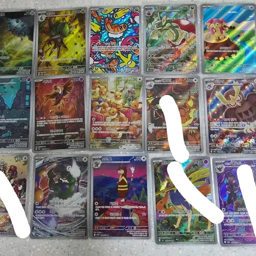 [BUNJANG] Pokemon Cards AR Set / 포켓몬 카드 ar 모음