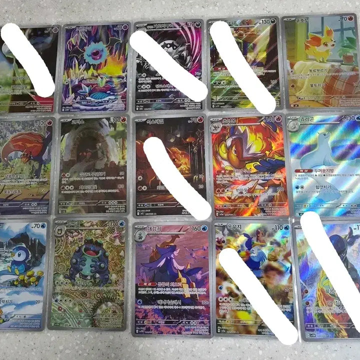 [BUNJANG] Pokemon Cards AR Set / 포켓몬 카드 ar 모음