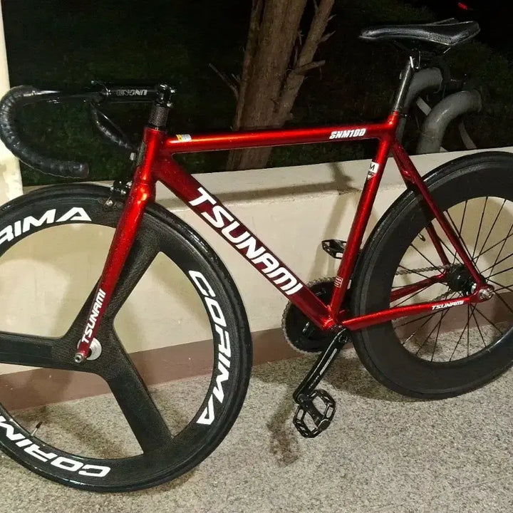 [BUNJANG] Tsunami Road Bike - Red Wine, M (Dokka), Multiple Components / 쓰나미 로드 대차 및 판매 진짜 많이 내렸어요
