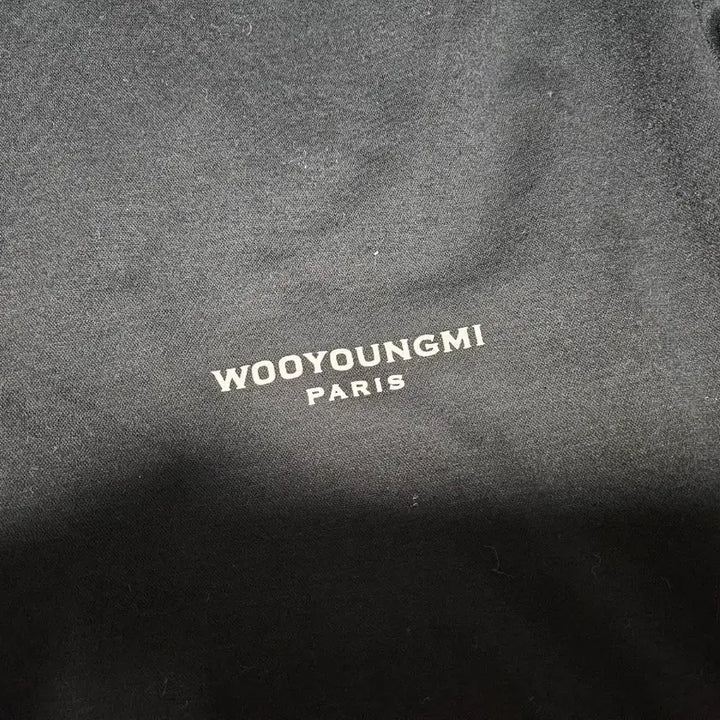 [BUNJANG] Wooyoungmi Paris Flower Print Long Sleeve T-Shirt Black Size 48 / 우영미 플라워 긴팔티 블랙 48사이즈