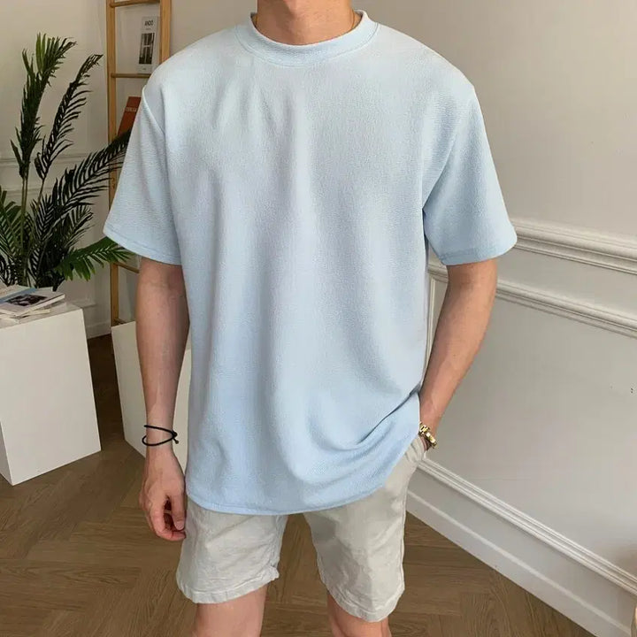 [BUNJANG] Dualism Peanut Wrinkle-Free Short-Sleeved T-Shirt - Sky Blue / [새상품] 듀얼리즘(Dualism) 피넛 링클프리 반팔 티셔츠