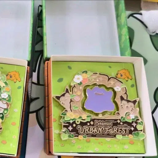 [BUNJANG] Pokemon Urban Forest Metamon Pin Badge / 포켓몬 어반 포레스트 핀뱃지 메타몽, 쇼핑백