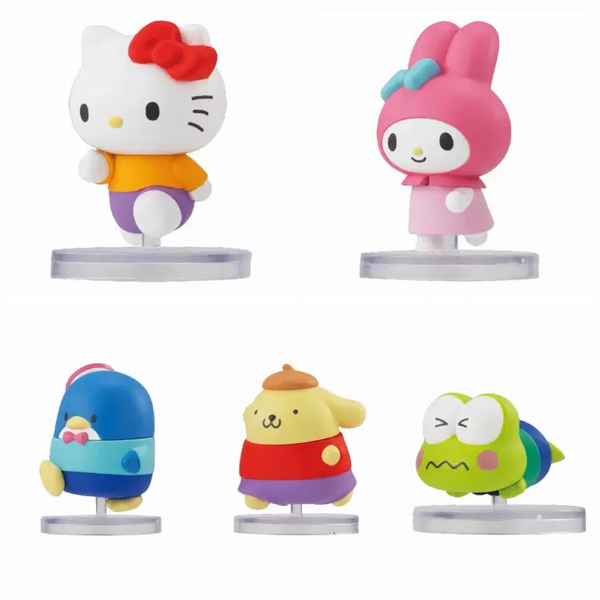 [BUNJANG] Bandai Namco Sanrio Gachapon Figures 5 Types Bundle Set / [새상품] 산리오 가챠 피규어 5종 세트 일괄