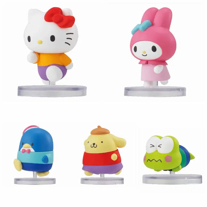 [BUNJANG] Bandai Namco Sanrio Gachapon Figures 5 Types Bundle Set / [새상품] 산리오 가챠 피규어 5종 세트 일괄