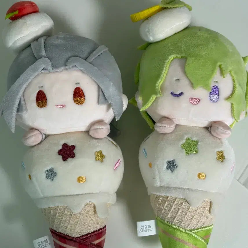 [BUNJANG] Ensemble Stars Nagisa &amp; Hiyori Ice Cream Plush Set / 앙스타 나기사 히요리 아이스크림 누이