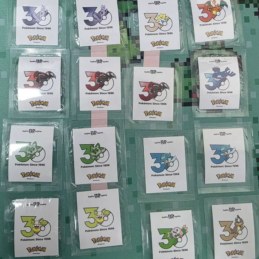 [BUNJANG] Pokemon 30th Anniversary Baskin Robbins Sticker Trade / 포켓몬스터 30주년 배스킨라빈스 스티커 교환
