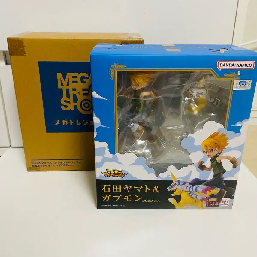 [BUNJANG] MegaHouse GEM Digimon Adventure Yamato &amp; Gabumon 2022 Ver. Figure / 디지몬 메가하우스 gem 야마토 가브몬 2022 (매튜 파피몬)