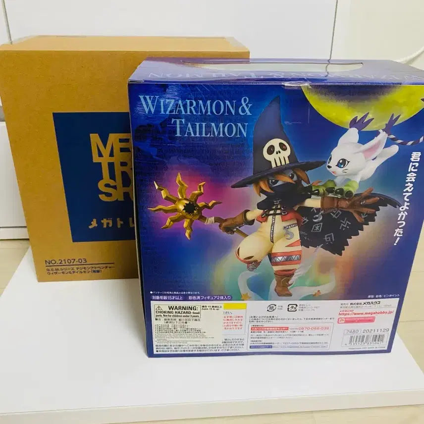 [BUNJANG] Megahouse G.E.M. Digimon Adventure Wizardmon &amp; Tailmon Figure / 디지몬 메가하우스 gem 위자몬 가트몬 테일몬