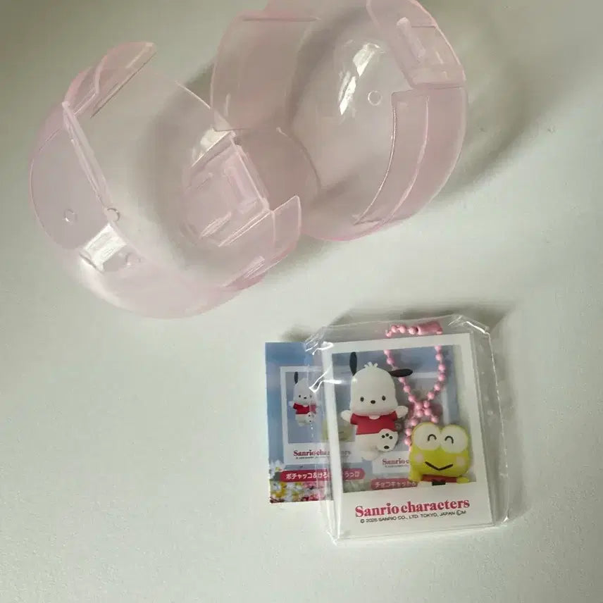 [BUNJANG] Sanrio Cheese Pose "Keroppi &amp; Pochacco" Gacha Figure / 산리오 치즈포즈 사진가챠 캐로피 포차코