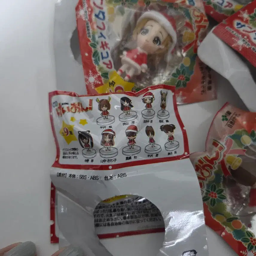[BUNJANG] K-ON! Santa Christmas Figure Set (9 Types) / 케이온 산타 크리스마스피규어 9종 일괄 컴플리트 개별판매 X