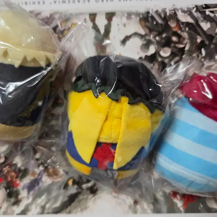 [BUNJANG] My Hero Academia Art Exhibition Chibi Tsumu Plush Set (Todoroki, Bakugo, Deku) / 최종)히로아카 원화전 치비 누이 쯔무 토도로키 바쿠고 데쿠 일괄 세트
