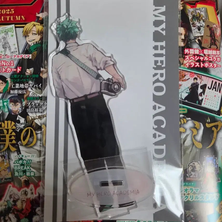 [BUNJANG] My Hero Academia Deku Back View Snapshot Acrylic Stand / (새상품) 히로아카 원화전 데쿠 뒷모습 스냅샷 아크릴