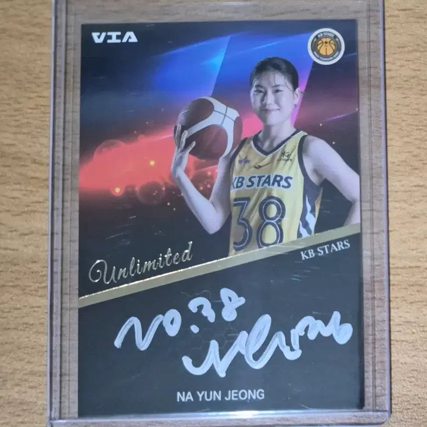 [BUNJANG] 2024-25 WKBL KB Stars Na Yoon-jung Autograph Card / 2024-25 VIA WKBL KB 스타즈 나윤정 오토카드 판매
