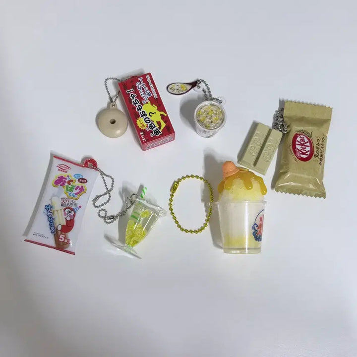 [BUNJANG] Japanese Food Miniature Gacha Keyring Bundle Set / 일본 음식모형 가챠 미니어처 피규어 키링 일괄
