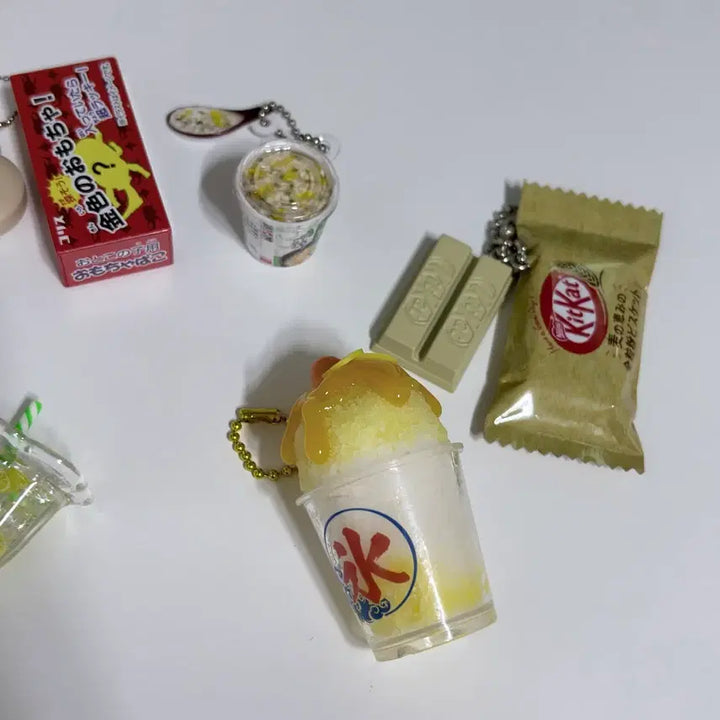 [BUNJANG] Japanese Food Miniature Gacha Keyring Bundle Set / 일본 음식모형 가챠 미니어처 피규어 키링 일괄