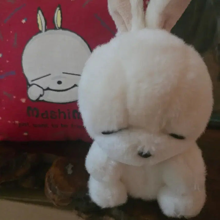 [BUNJANG] Vintage Marshmallow Mini Cushion &amp; Doll Set (Genuine) / 옛날 마시마로인형, 미니쿠션(모두정품) 고전인형