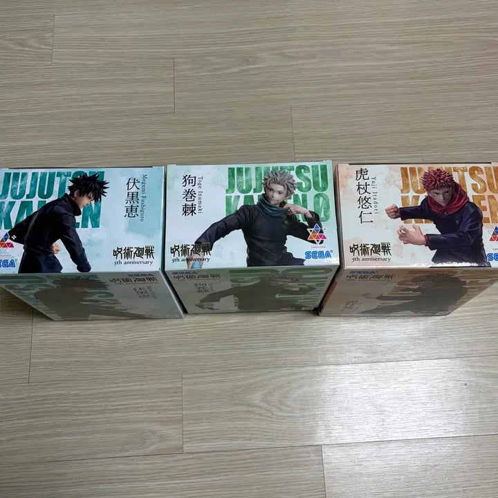 [BUNJANG] Sega Jujutsu Kaisen 5th Anniversary Luminasta Set Fushiguro Megumi, Inumaki Toge, Itadori Yuji Bundle Set / [일괄] 세가 주술회전 5주년 루미나스타 세트 메구미 토게 이타도리 일괄