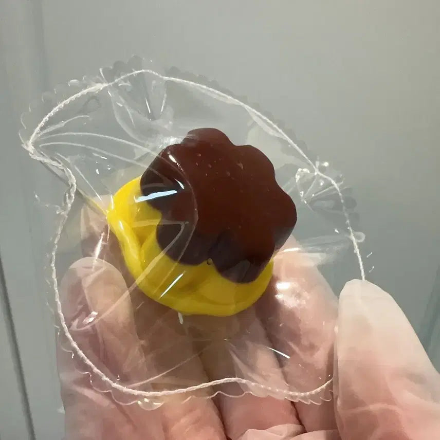 [BUNJANG] Rilakkuma Squishy Pouch Banana Pudding Bread / 타바스퀴시 리락쿠마 말랑이 콩바나나 리락쿠마 푸딩 말랑이 빵 크런치말랑이