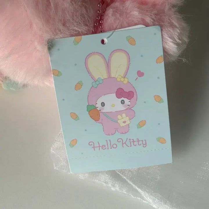 [BUNJANG] Sanrio Omimi Mascot Plush Doll - Hello Kitty / 산리오 토끼모임 오미미 마스코트 인형 헬로키티
