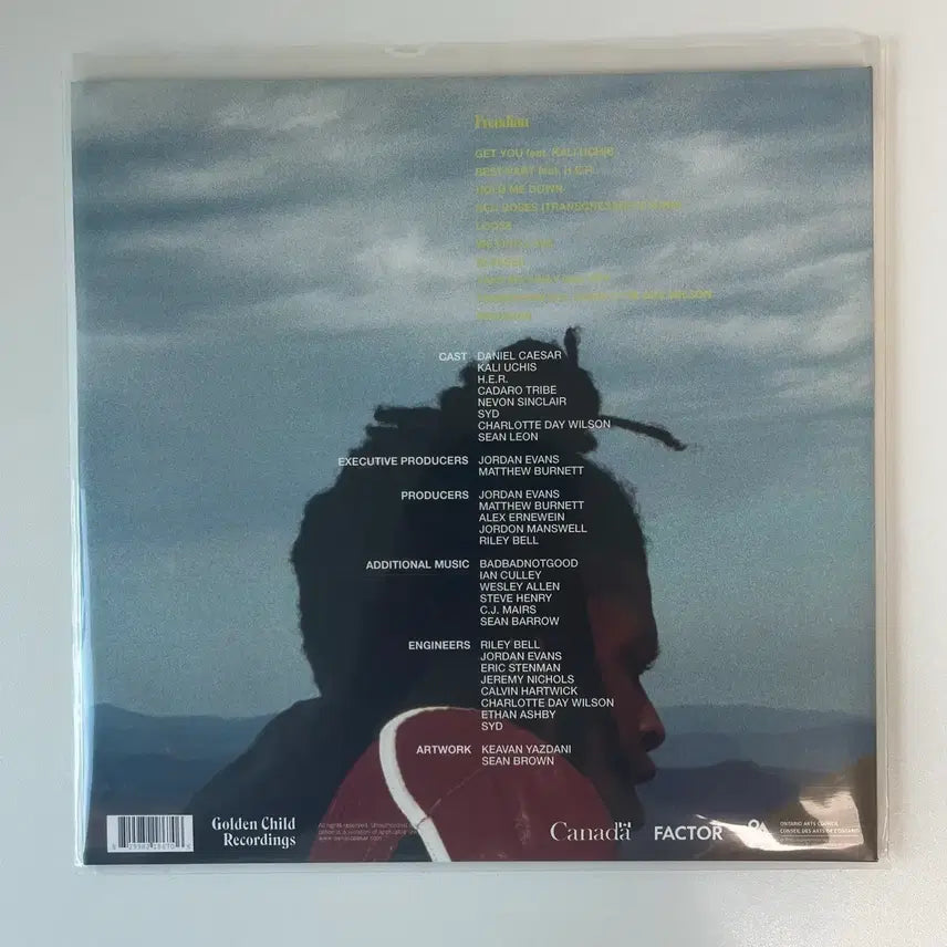[BUNJANG] Daniel Caesar Freudian LP Blue Version / 다니엘 시저(Daniel Caesar) - Freudian LP 블루반