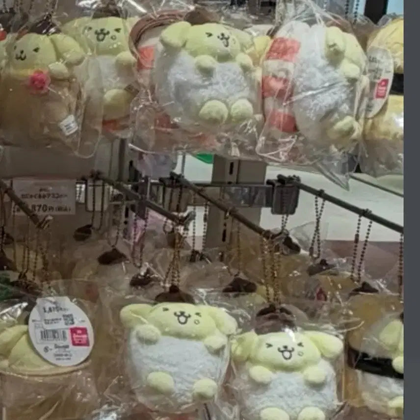 [BUNJANG] Sanrio Pompompurin Sushi Plush Keychain / 새상품)산리오 폼폼푸린 무뉴구루미 팝업 초밥키링