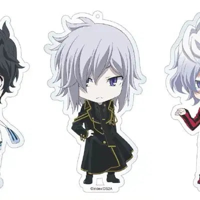 [BUNJANG] Devil Survivor 2 Acrylic Keyholder Set: Hibiki Kuze, Yamato Hotsuin, Dreadnought / 데빌 서바이버 2 아크릴 키 홀더 쿠제 히비키 호츠인 야마토 우려하는 자