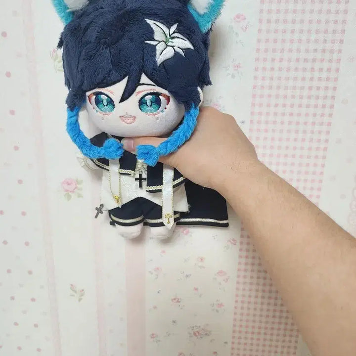 [BUNJANG] Genshin Impact Venti 20cm Plush Doll with Pouch and Outfit / 벤티 솜인형 20깅 (20cn) 인형파우치, 옷 포함