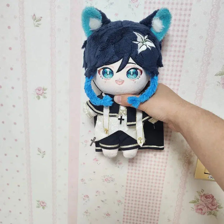[BUNJANG] Genshin Impact Venti 20cm Plush Doll with Pouch and Outfit / 벤티 솜인형 20깅 (20cn) 인형파우치, 옷 포함