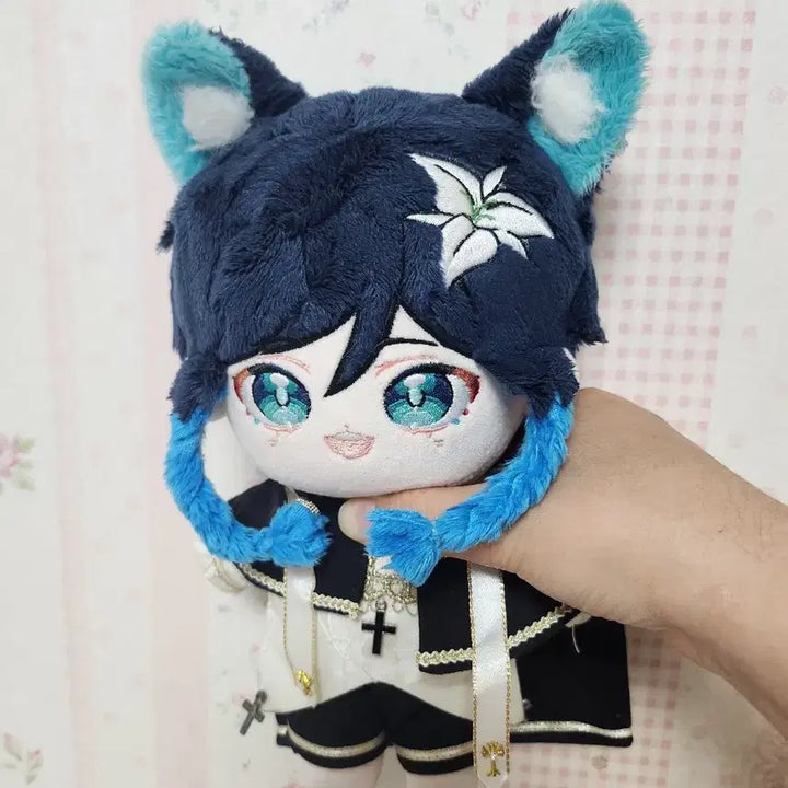 [BUNJANG] Genshin Impact Venti 20cm Plush Doll with Pouch and Outfit / 벤티 솜인형 20깅 (20cn) 인형파우치, 옷 포함