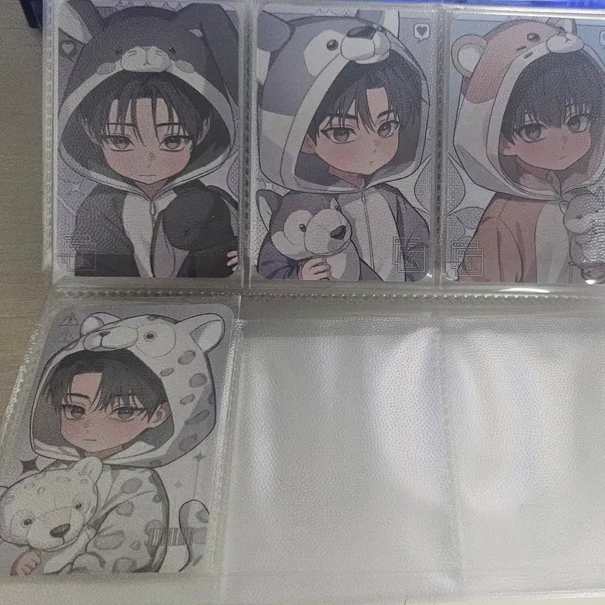 [BUNJANG] DEMUTJUK Animal Pajama Photocard Set / 데못죽 비공굿 동물파자마 포카 세트