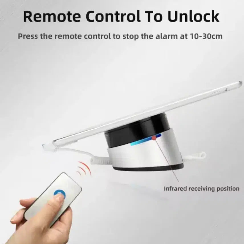 [BUNJANG] Tablet Security Alarm Stand with Remote / 태블릿 보안 알람 스탠드