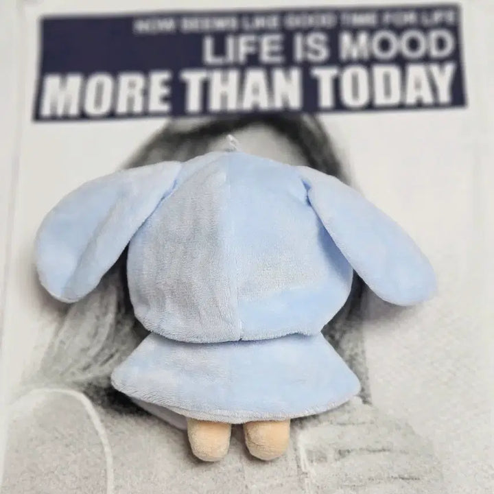 [BUNJANG] 10cm Doll Sky Blue Cape / 10cm 솜인형 하늘색 망토