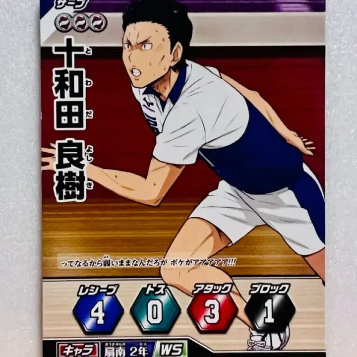 [BUNJANG] Haikyu!! Vodaca Trading Card - Yoshiki Towada / [TCG 카드] 하이큐 바보카 토와다 요시키