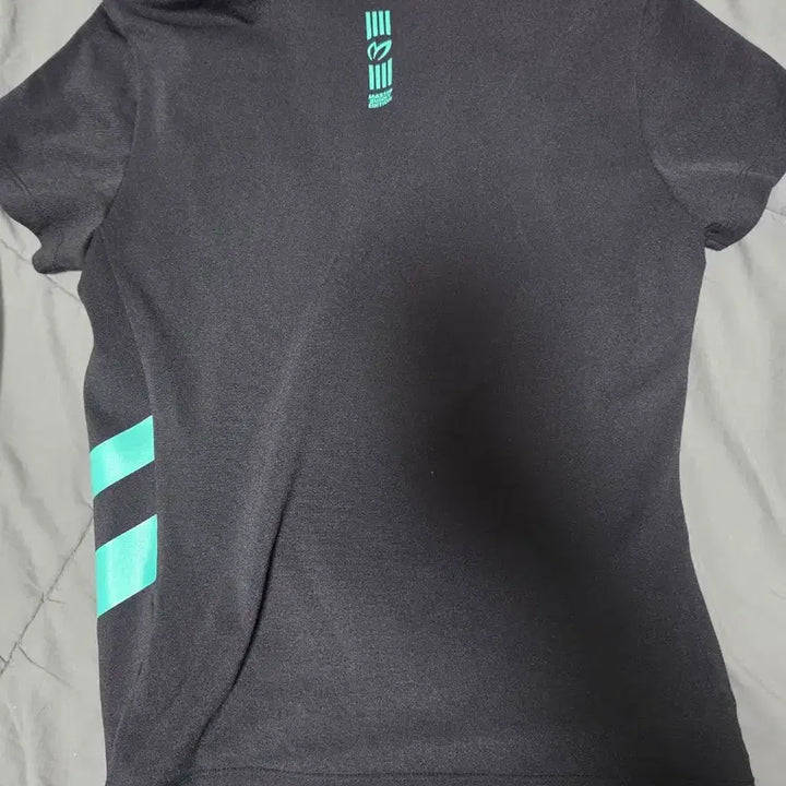 [BUNJANG] Master Bunny Edition Short Sleeve Polo Shirt Black Mint / 마스터바니 에디션 반팔 카라티 블랙 민트