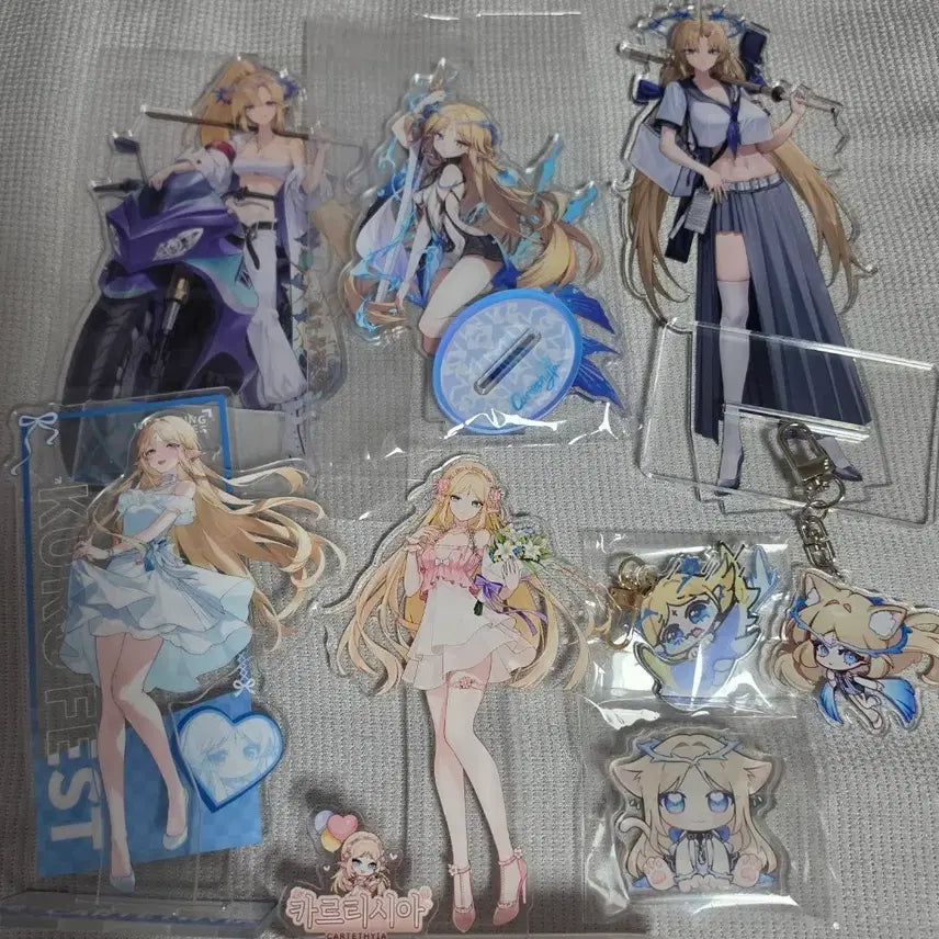 [BUNJANG] Myojo Carticia Fleur Merchandise Bundle Set / 명조 카르티시아 플뢰르 굿즈 일괄정리 (공식 비공식포함)