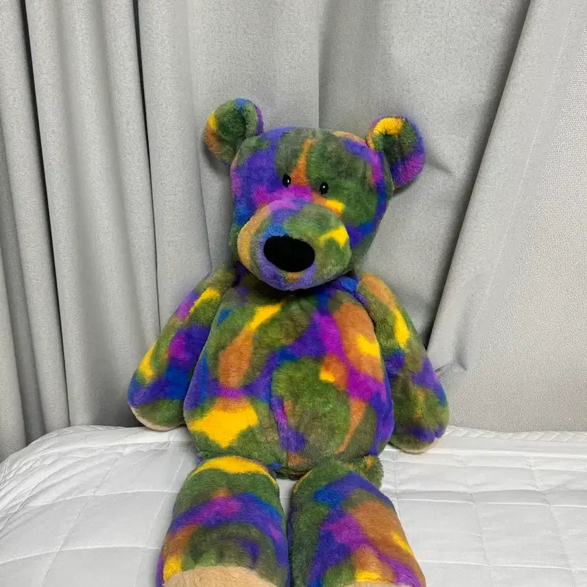 [BUNJANG] Tasted Retro Rainbow Giant Bear XL / 테이스티드 레트로 레인보우 대왕 곰돌이XL