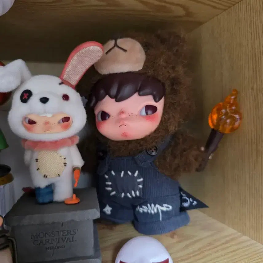 [BUNJANG] POP MART Hirono Wild Joy Bear Doll / 팝마트 히로노 와일드 조이 곰인형